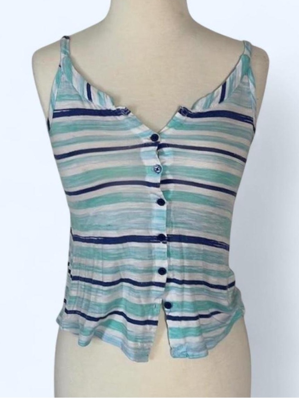 Splendid girls button down tank top